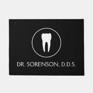 Choose Your Color Dentist Name Doormat
