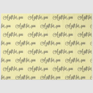 Choose Your Color Fancy Calligraphy Gift Tissue Paper