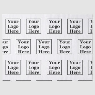 Choose Your Color for Your Logo Here Tissue Paper