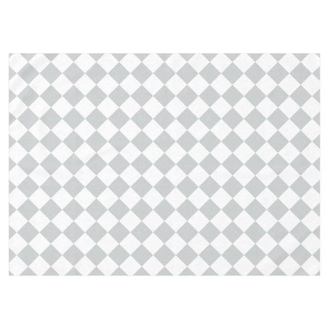 Choose your Color in one step Checkered Diamonds Tablecloth (Front (Horizontal))