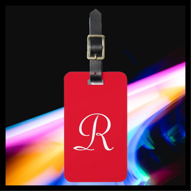 CHOOSE YOUR COLOR Monogram Bag Luggage Tag (Creator Uploaded)
