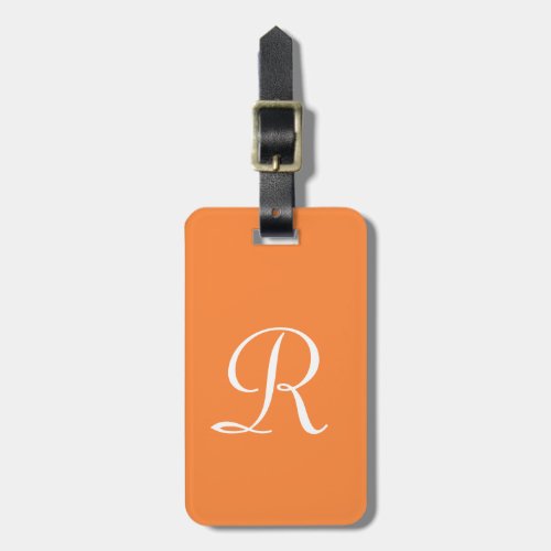 CHOOSE YOUR COLOR Monogram Bag Luggage Tag