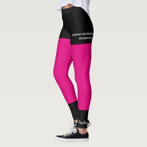 CHOOSE YOUR COLOR Name Fake Black Shorts  Leggings