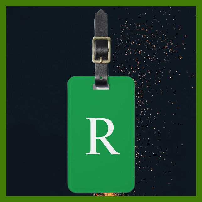 CHOOSE YOUR COLOR  or Green Monogram Bag Luggage Tag (Creator Uploaded)