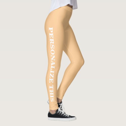 Choose Your Color Personalized Custom Made  Leggings