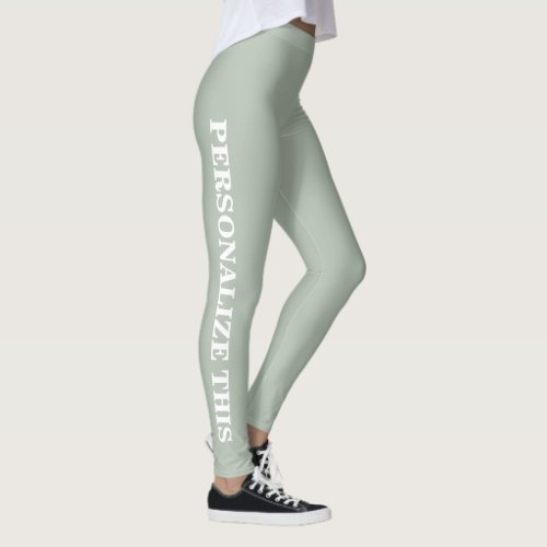 Choose Your Color Personalized Custom Made  Leggings