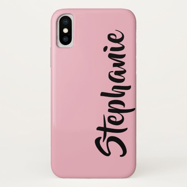 Choose Your Color Personalized iPhone XS, XS Max,