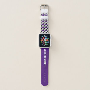CHOOSE YOUR COLOR Personalized Soccer with Name Apple Watch Band