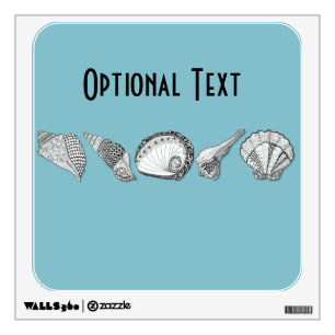 Choose Your Color Seashell Art Wall Decal