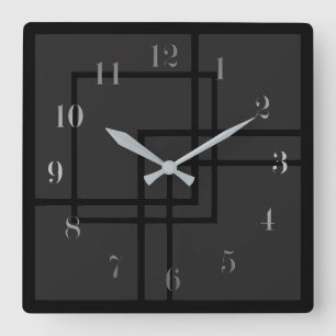 Choose your color square wall clock
