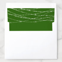 Choose Your Color + Twinkle String Lights | Green Envelope Liner