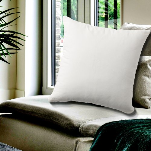 Choose Your Color  White Plain solid color pillow