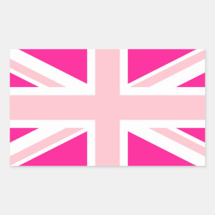 Choose Your Colors Union Jack Rectangular Sticker