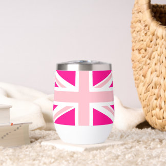 Choose Your Colors Union Jack Thermal Wine Tumbler