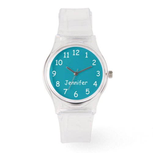 CHOOSE YOUR COLORS Your Text Personalized Wrist Watch