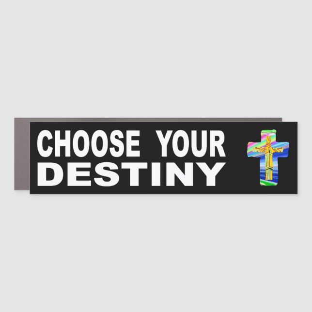 Choose Your Destiny Car Magnet (Front)