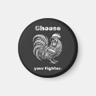 Choose Your Fighter – Demon Rooster. Magnet