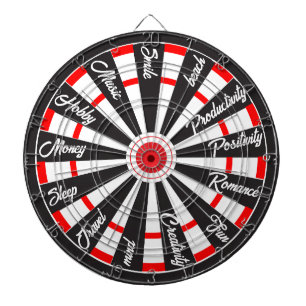 Choose your luck today dart board