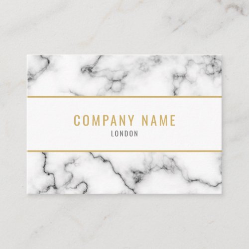 Choose your marble effect gold business card