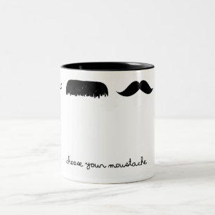 choose your moustache mug