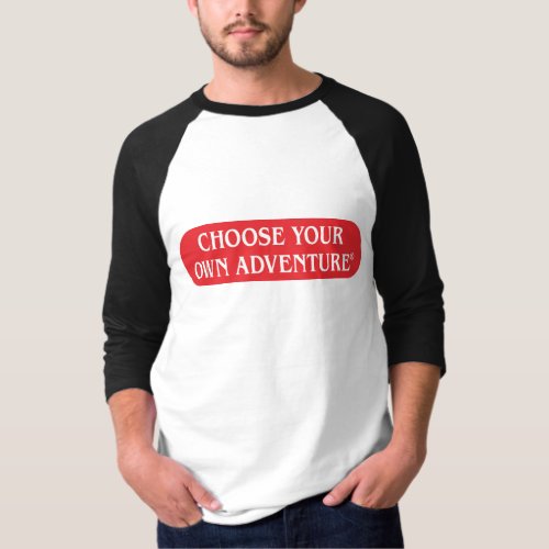 Choose Your Own Adventure Mens Baseball T_shirt