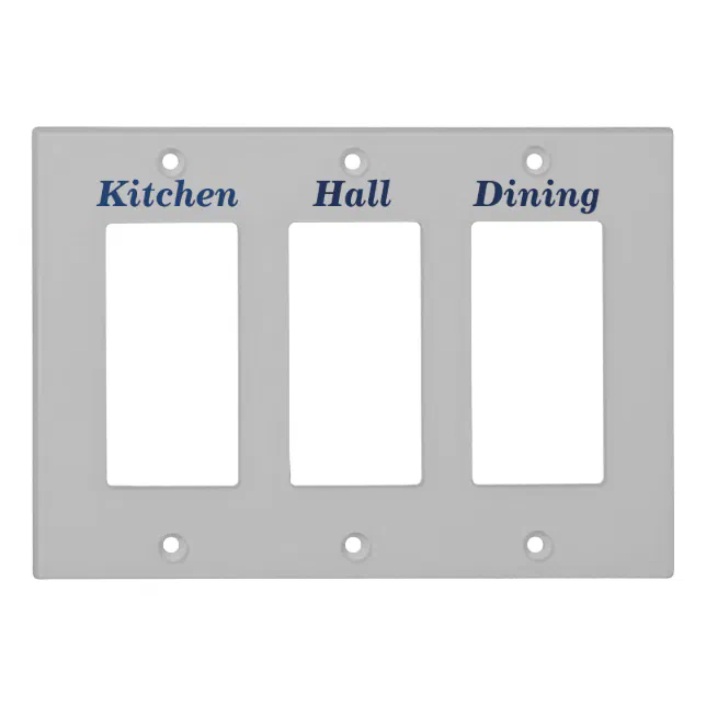 Choose Your Own Color Labeled Light Switch Cover | Zazzle