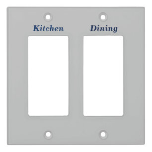 Choose Your Own Color Labeled Light Switch Cover