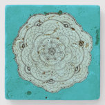 Choose Your Own Color Lace Doily Flower Stone Coaster