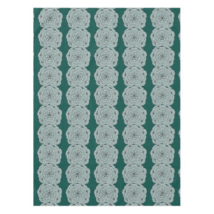 Choose Your Own Color Lacy Crochet Look Flower Tablecloth