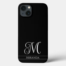 Choose Your Own Color - Minimal Monogram and Name