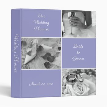 Choose Your Own Color Wedding Planner Binder by PMCustomWeddings at Zazzle