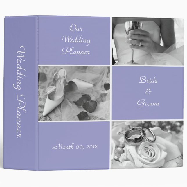 Choose Your Own Color Wedding Planner Binder (Front/Spine)
