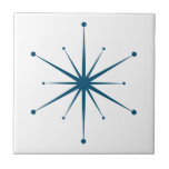 Choose Your Own Colors Retro Atomic Starburst Ceramic Tile<br><div class="desc">Fun and colorful star in a retro mid century modern style. Add a fun pop of color!  Easily make yourself a set in your favorite color combination!  (Click Edit Design.  Select the star,  choose a color.  Select Background,  choose a color.  That's it!)</div>