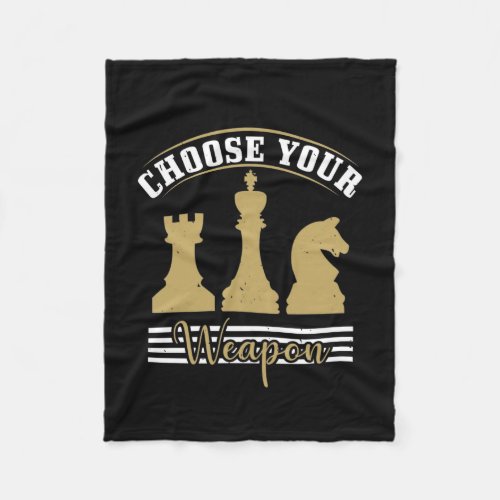 Choose Your Weapon Fleece Blanket