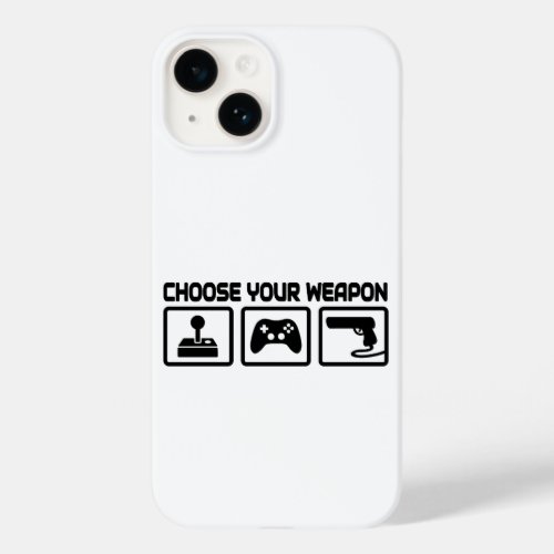 Choose your weapon _ For geeks Case_Mate iPhone 14 Case