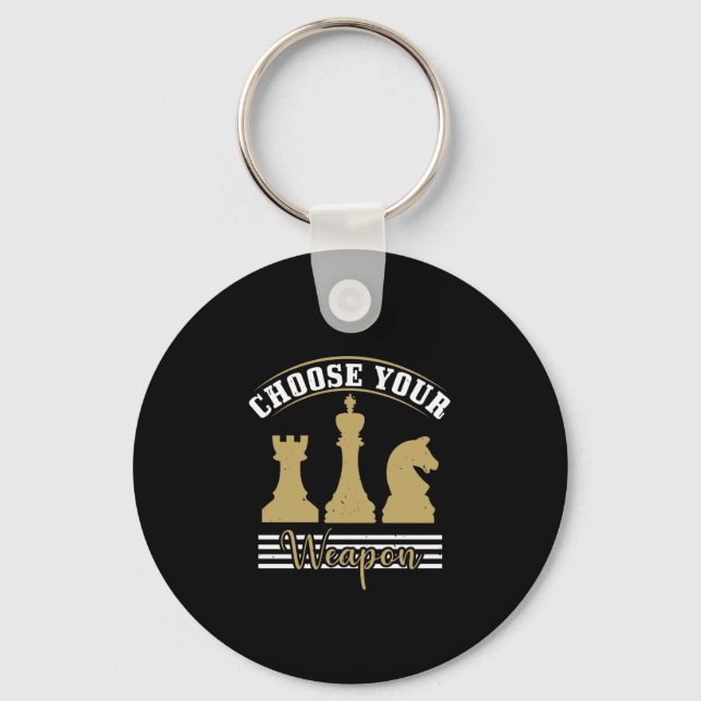 Choose Your Weapon Keychain (Front)