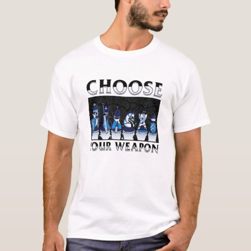 Choose Your Weapon Player Tactics Master Chess Str T_Shirt