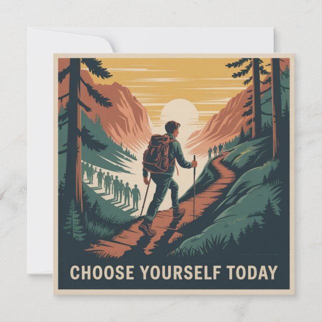 Choose Yourself Today Invitation (Front)