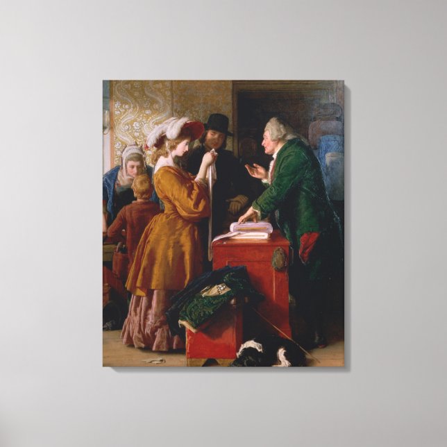 Choosing the Wedding Gown, from chapter 1 of 'The Canvas Print (Front)