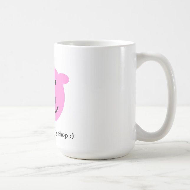 Chop2, Ohhhh she's a happy chop :) Coffee Mug (Right)