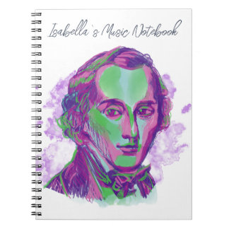Chopin Aurora Portrait Notebook