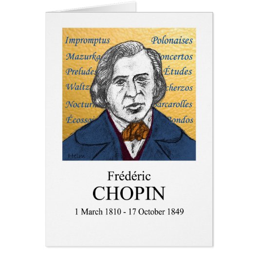 Chopin Cards (Front)