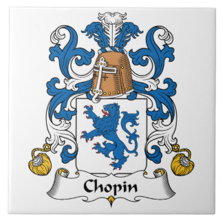 Chopin Family Crest Ceramic Tile