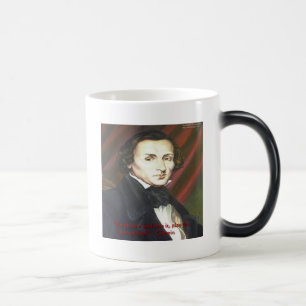 Chopin How To Play Quote Gifts Cards & Tees Color Morph Mug