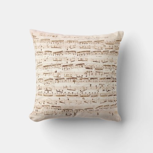 Chopin Music Pillow