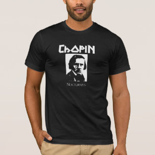 Chopin Nocturnes Black Metal T-Shirt