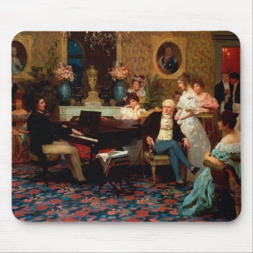 Chopin Playing the Piano Mouse Pad