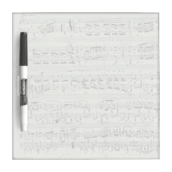 Chopin Polonaise Piano Music Manuscript Dry Erase Board by missprinteditions at Zazzle