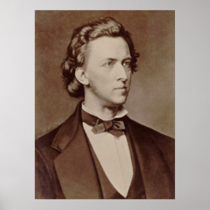 Chopin Portrait Poster