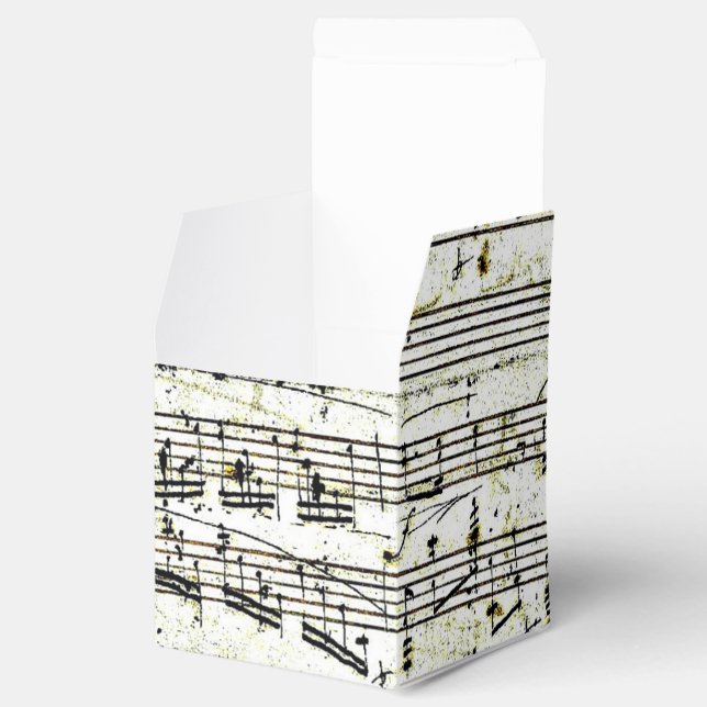 Chopin's "Polonaise" Favor Boxes (Opened)